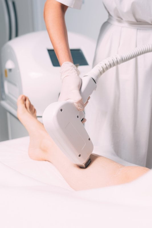 Person having a therapy session - Laser Therapy in Meridian, ID